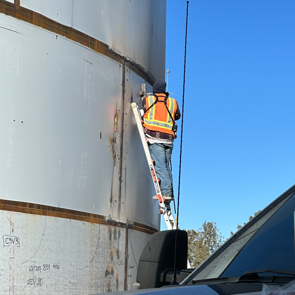 Radiography RT Xray Examination on Tank by Industrial Welding Inspection